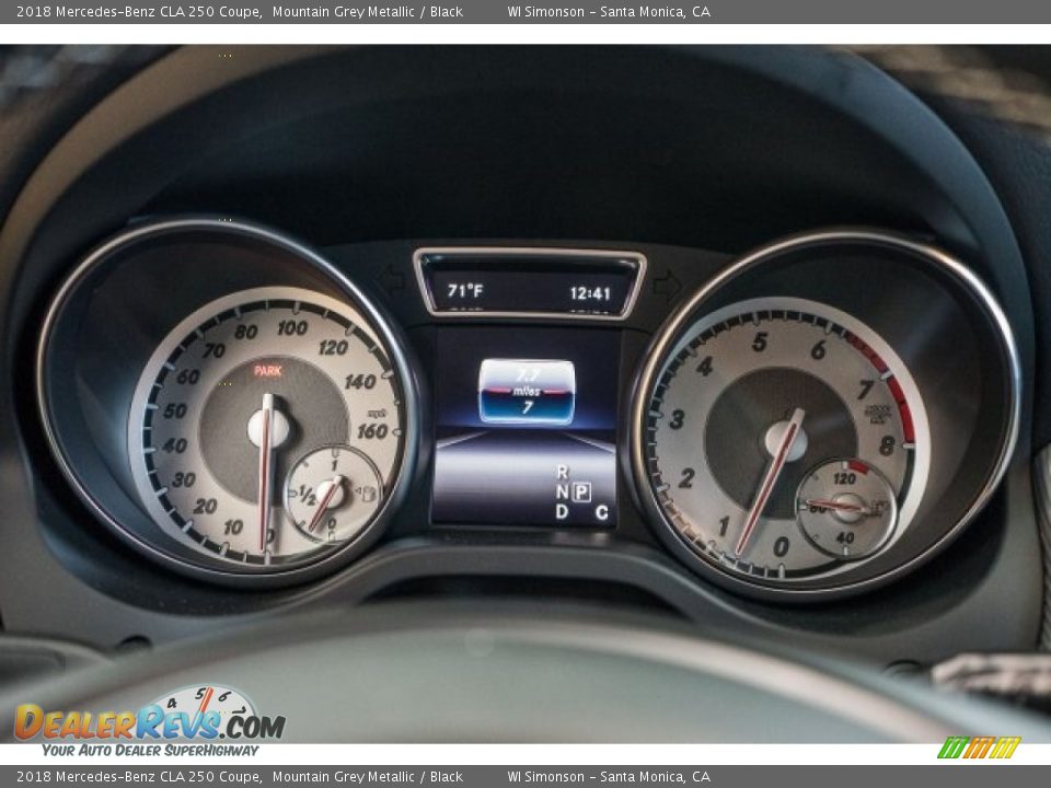 2018 Mercedes-Benz CLA 250 Coupe Mountain Grey Metallic / Black Photo #9