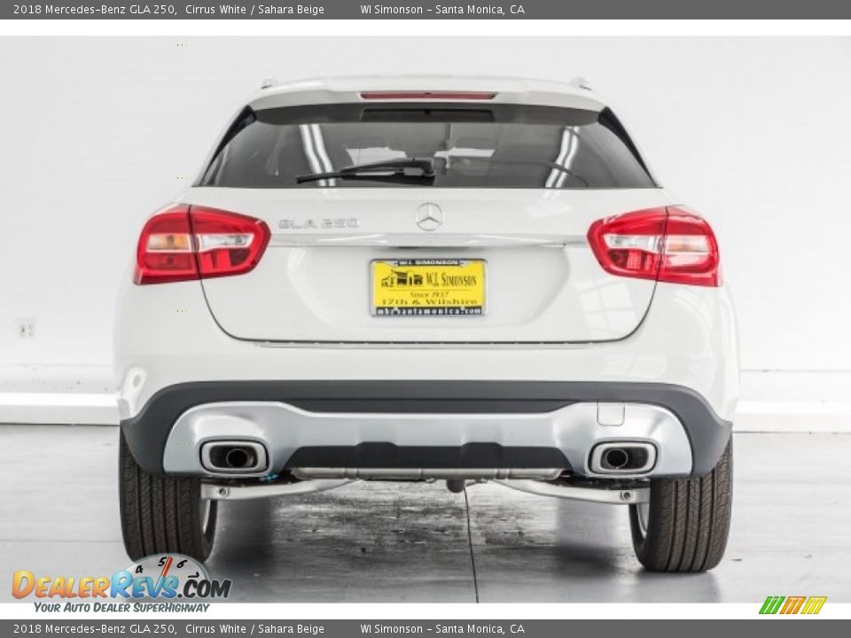 2018 Mercedes-Benz GLA 250 Cirrus White / Sahara Beige Photo #4