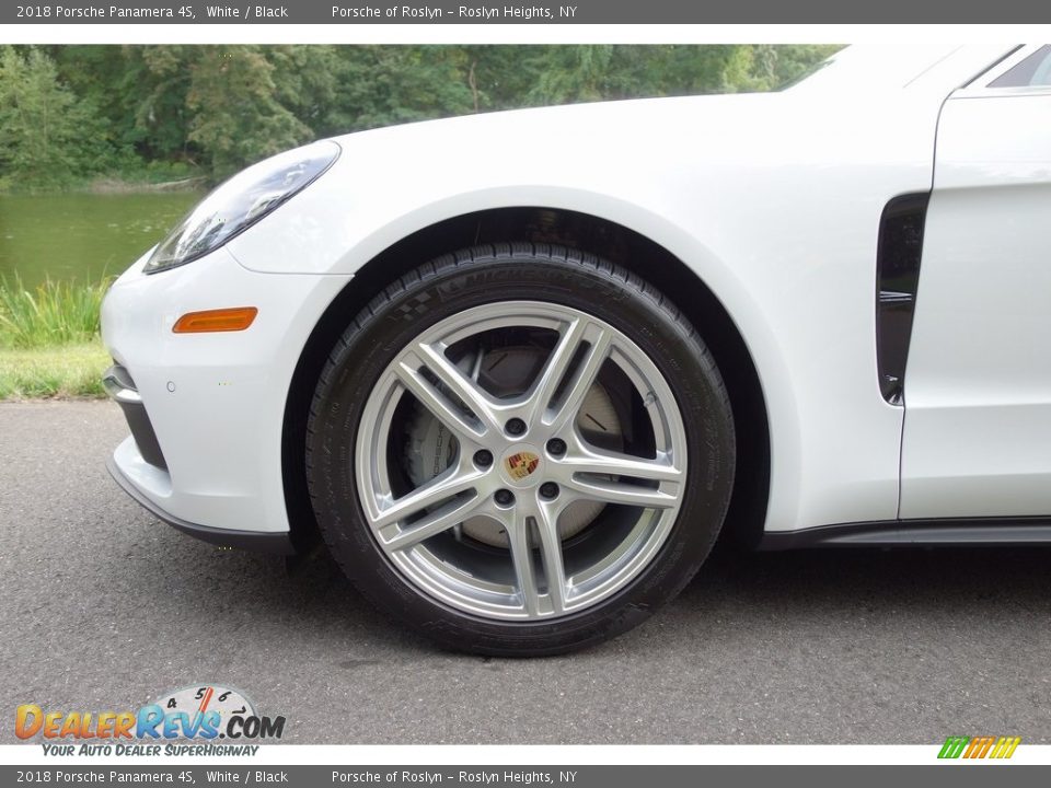 2018 Porsche Panamera 4S White / Black Photo #9
