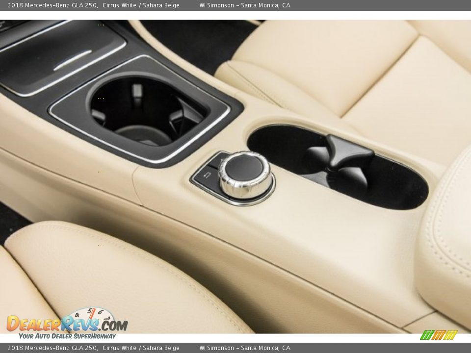 2018 Mercedes-Benz GLA 250 Cirrus White / Sahara Beige Photo #7