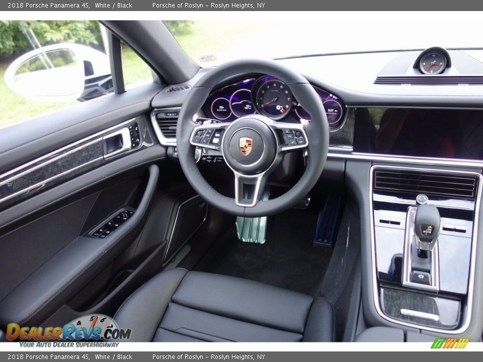 2018 Porsche Panamera 4S White / Black Photo #13