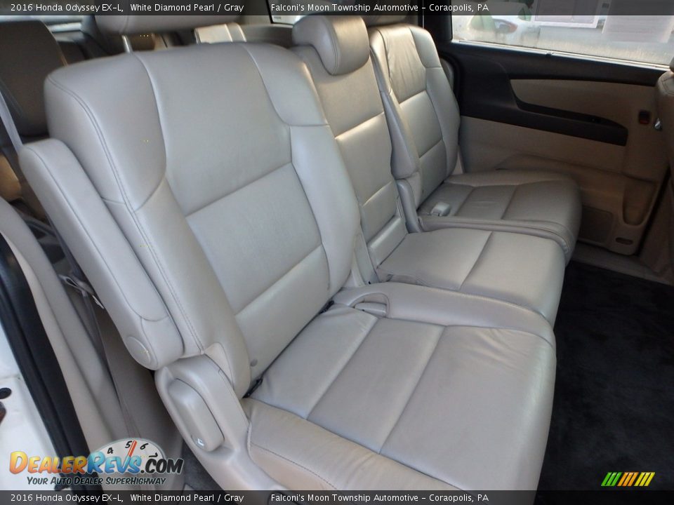 2016 Honda Odyssey EX-L White Diamond Pearl / Gray Photo #14