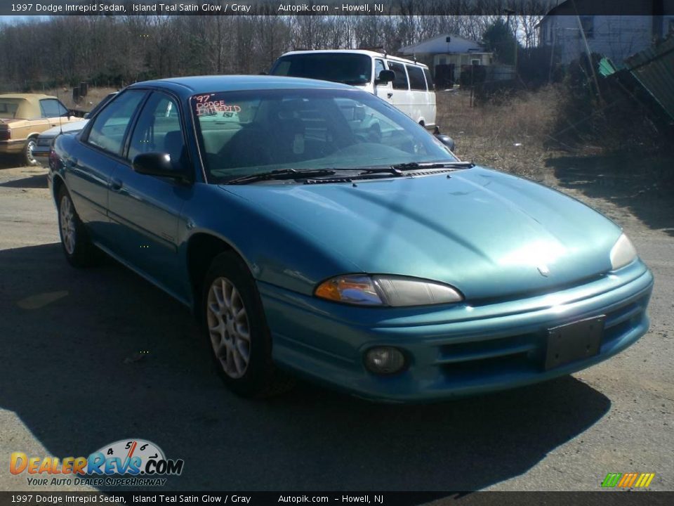 1997 Dodge Intrepid Sedan Island Teal Satin Glow / Gray Photo #2
