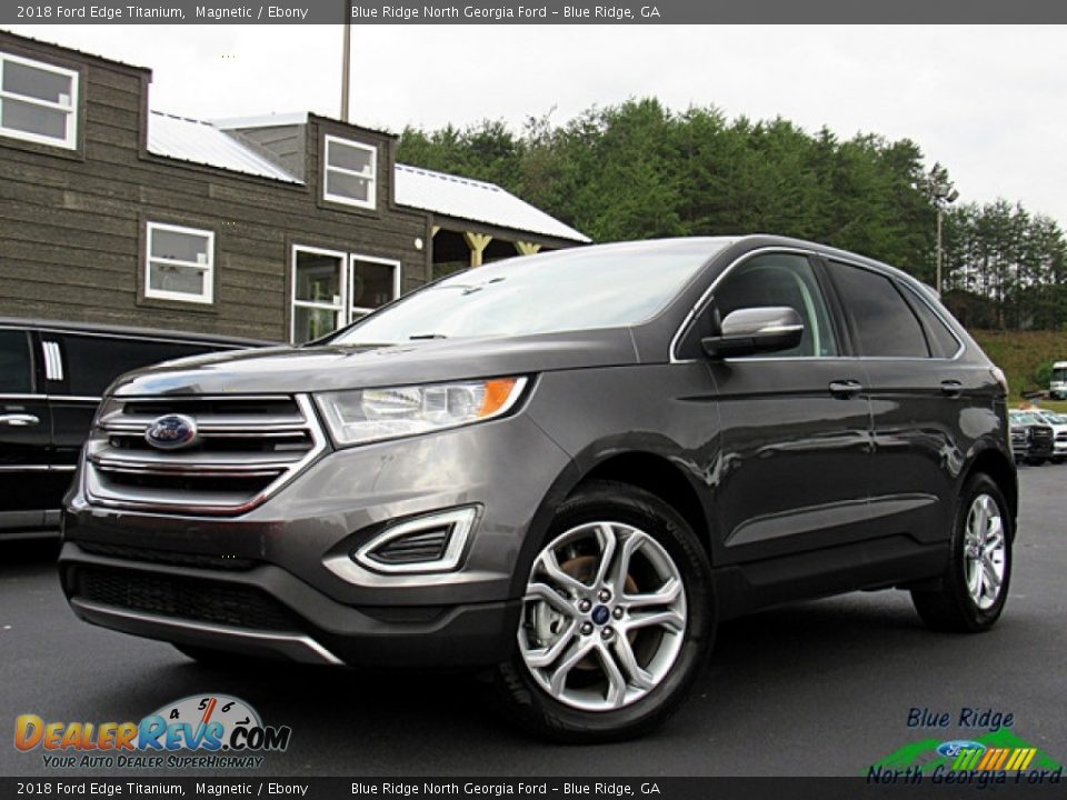 2018 Ford Edge Titanium Magnetic / Ebony Photo #1