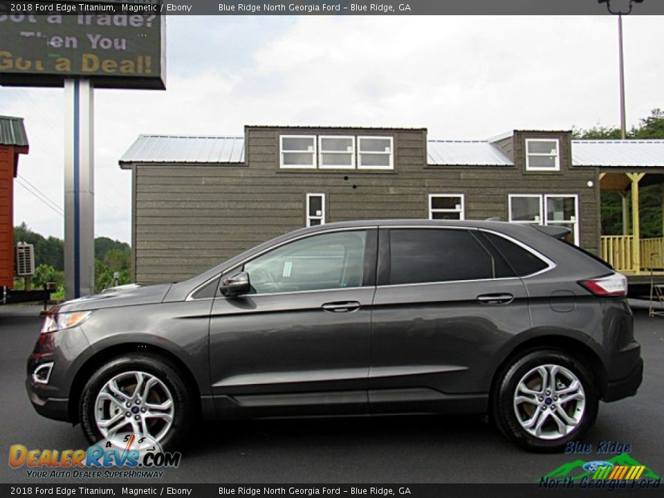 2018 Ford Edge Titanium Magnetic / Ebony Photo #2