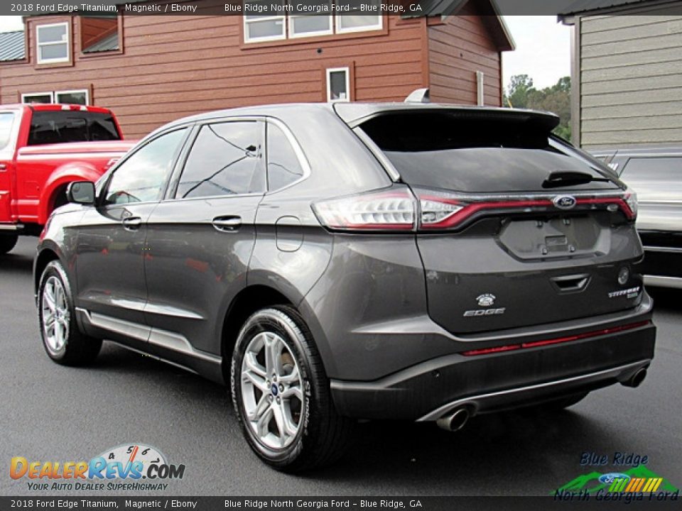 2018 Ford Edge Titanium Magnetic / Ebony Photo #3