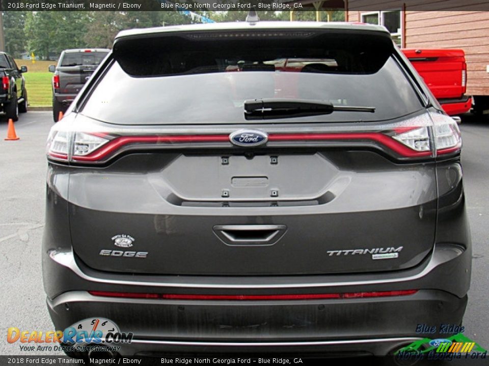 2018 Ford Edge Titanium Magnetic / Ebony Photo #4