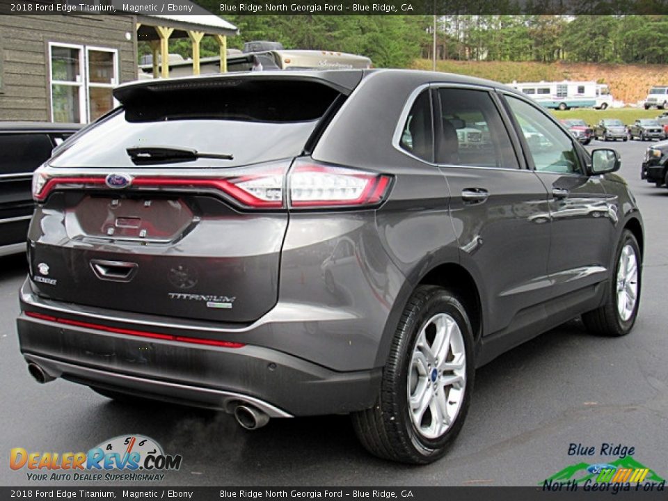 2018 Ford Edge Titanium Magnetic / Ebony Photo #5