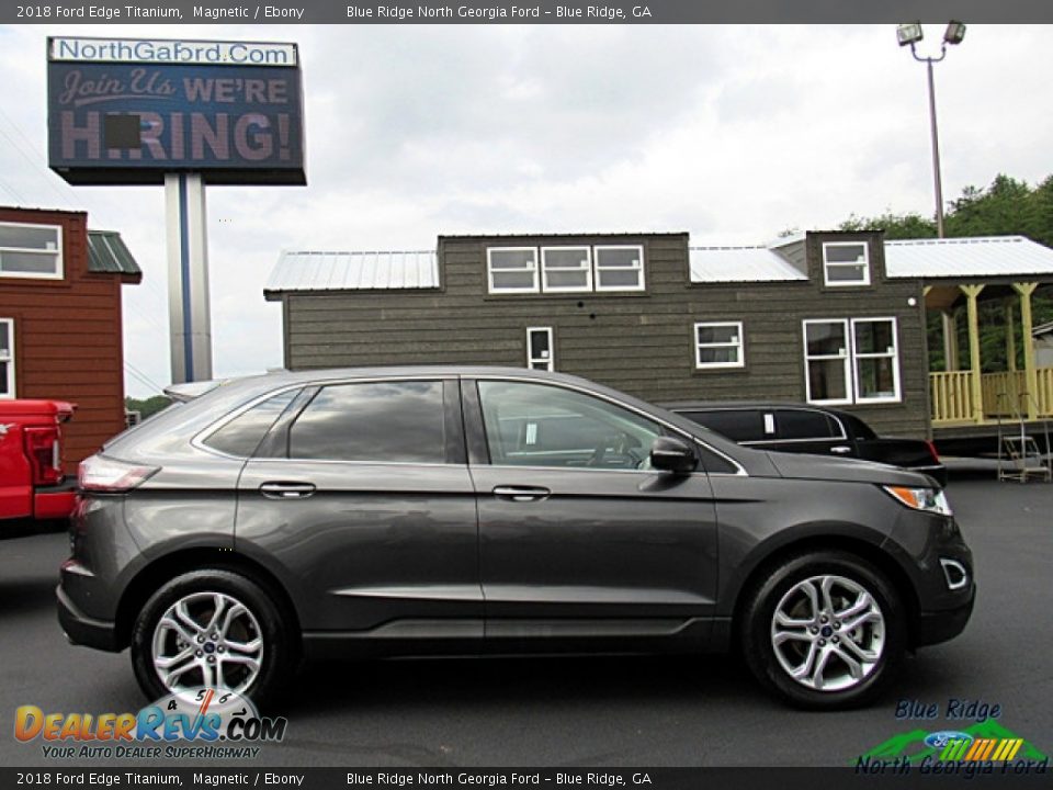 2018 Ford Edge Titanium Magnetic / Ebony Photo #6