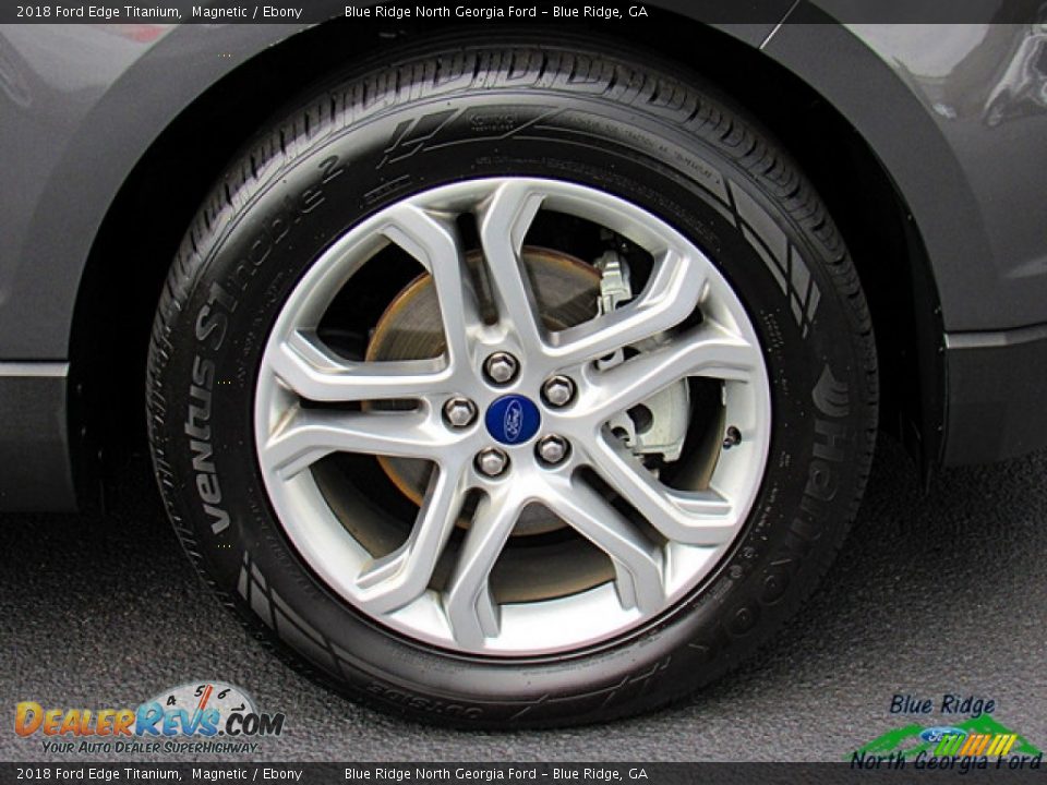 2018 Ford Edge Titanium Magnetic / Ebony Photo #9