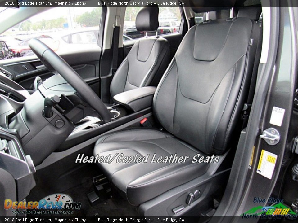2018 Ford Edge Titanium Magnetic / Ebony Photo #10