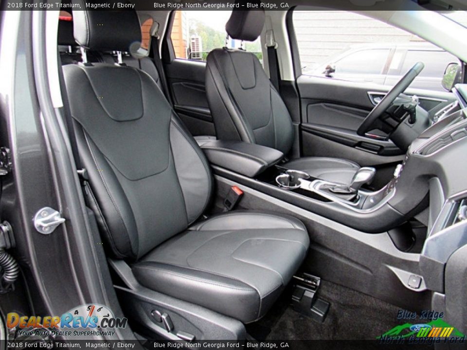 2018 Ford Edge Titanium Magnetic / Ebony Photo #11