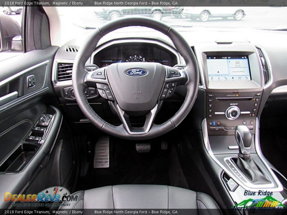 2018 Ford Edge Titanium Magnetic / Ebony Photo #15