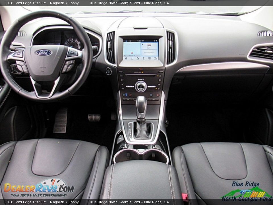 2018 Ford Edge Titanium Magnetic / Ebony Photo #16