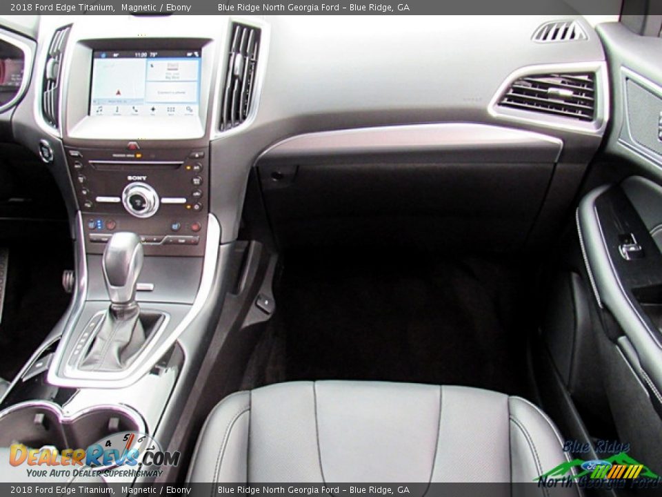 2018 Ford Edge Titanium Magnetic / Ebony Photo #17