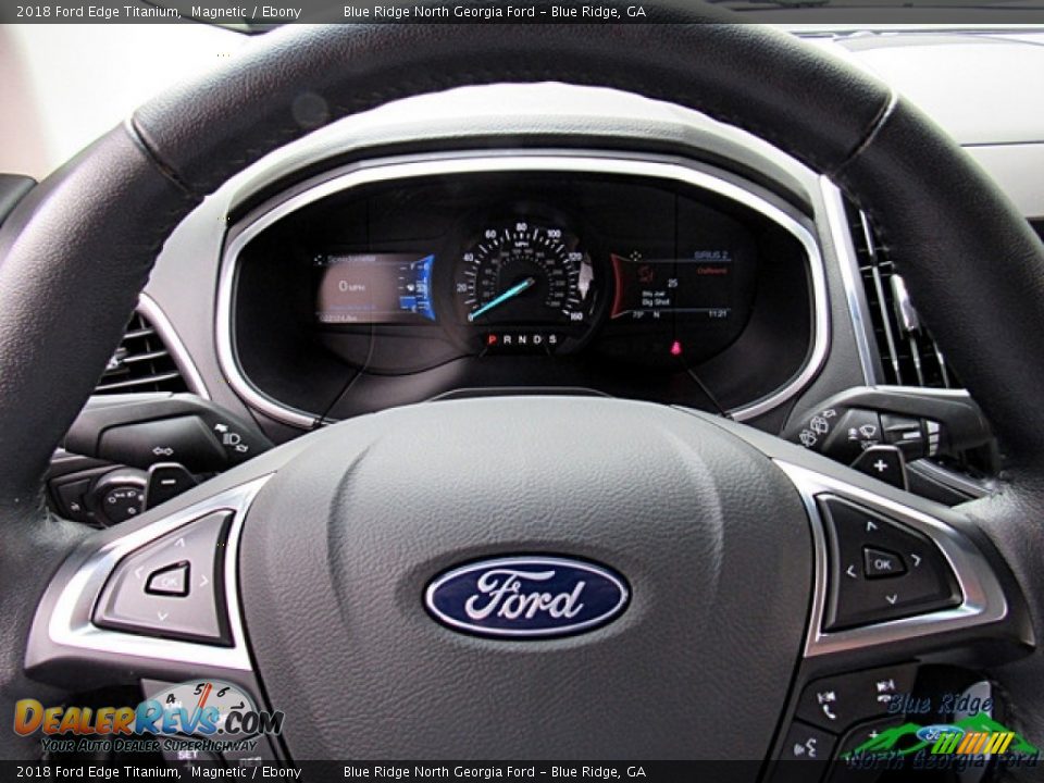 2018 Ford Edge Titanium Magnetic / Ebony Photo #20