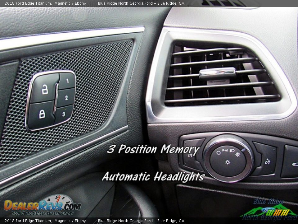 2018 Ford Edge Titanium Magnetic / Ebony Photo #21