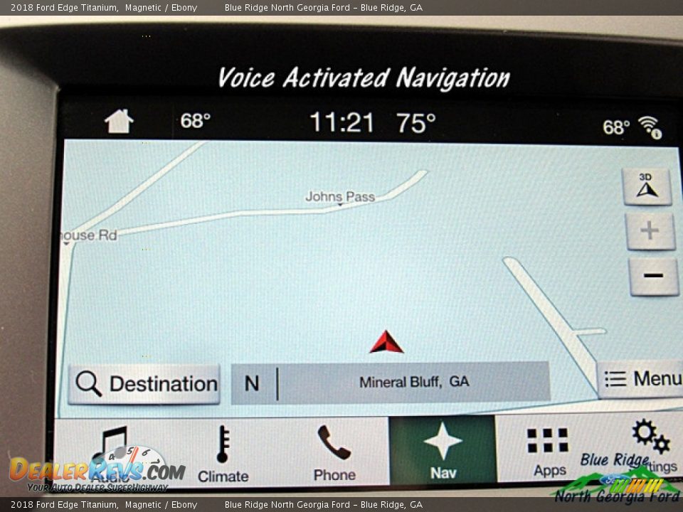 2018 Ford Edge Titanium Magnetic / Ebony Photo #23