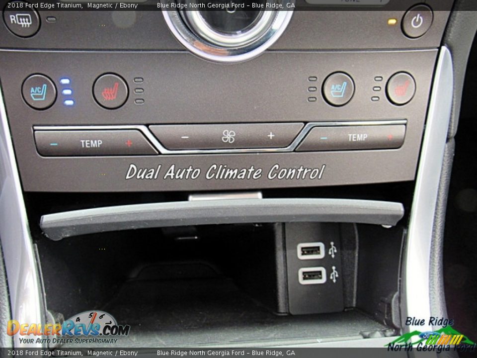 2018 Ford Edge Titanium Magnetic / Ebony Photo #25
