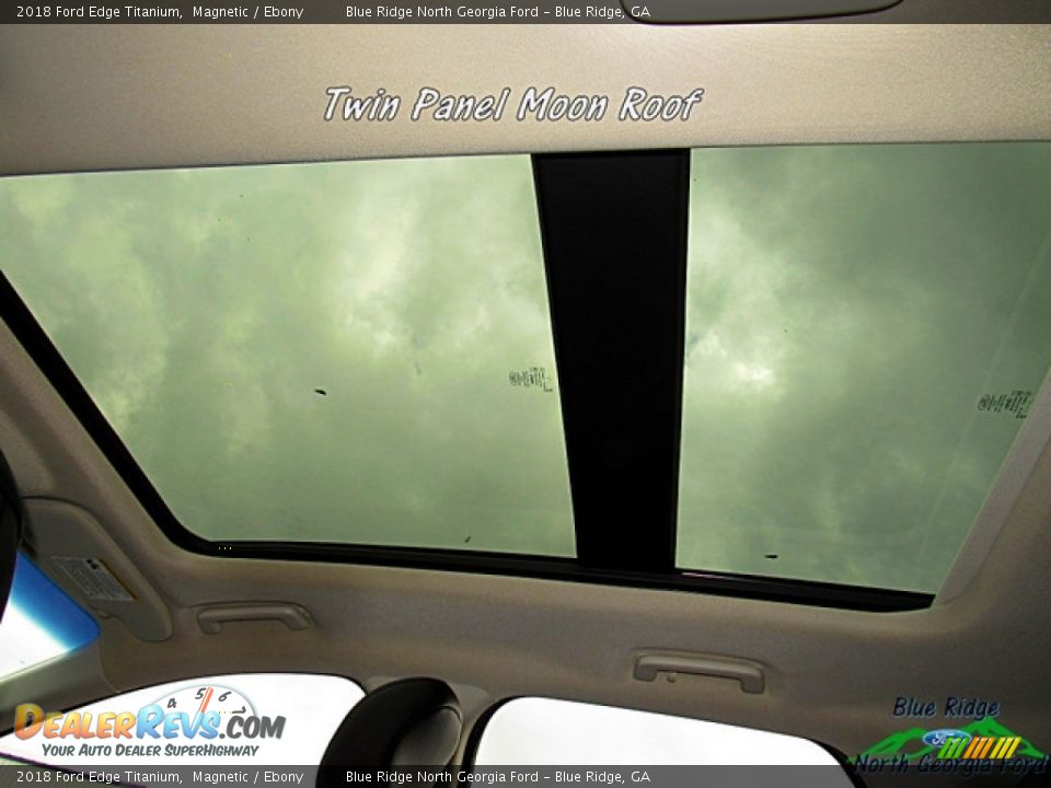 2018 Ford Edge Titanium Magnetic / Ebony Photo #26