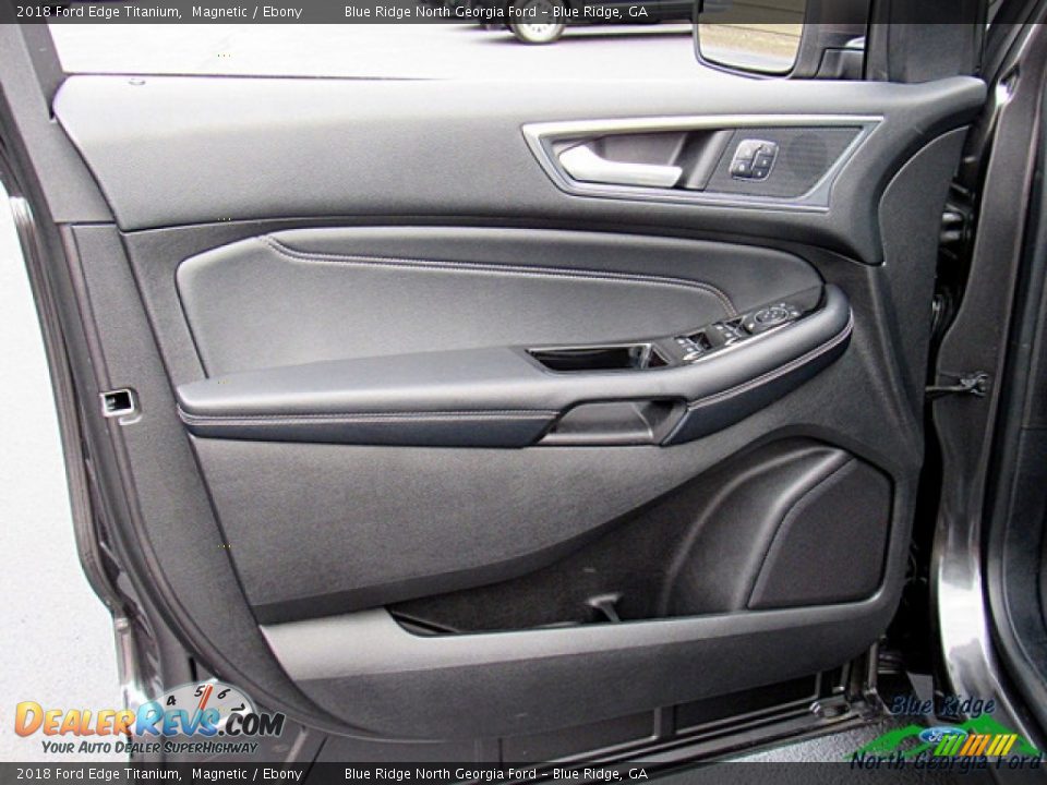 2018 Ford Edge Titanium Magnetic / Ebony Photo #29