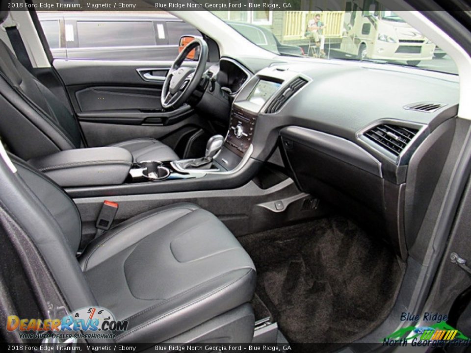 2018 Ford Edge Titanium Magnetic / Ebony Photo #31
