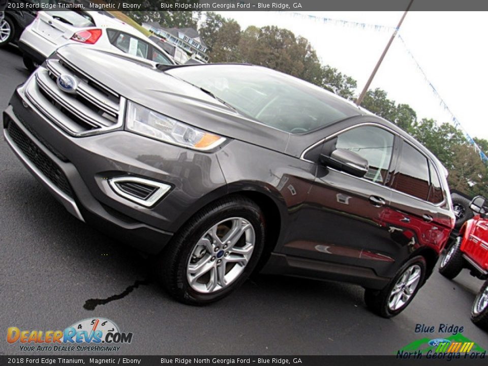 2018 Ford Edge Titanium Magnetic / Ebony Photo #33