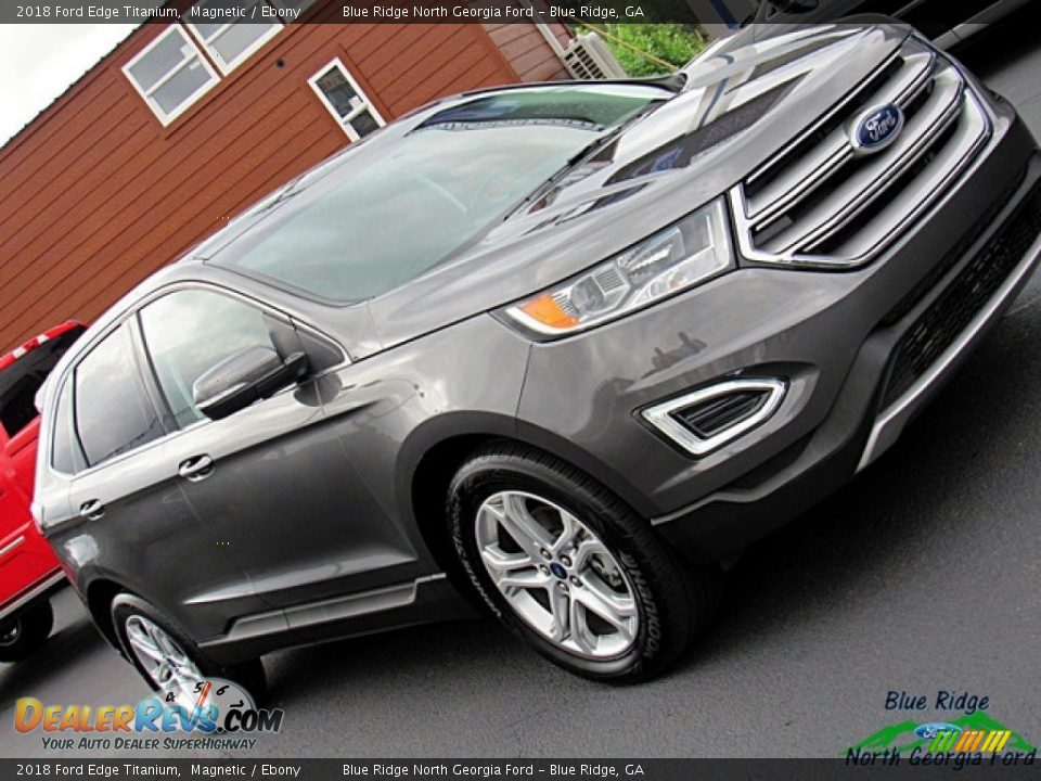 2018 Ford Edge Titanium Magnetic / Ebony Photo #34