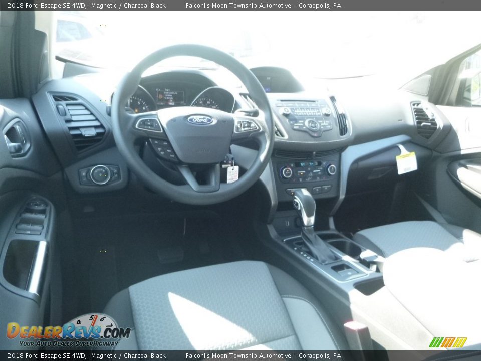 2018 Ford Escape SE 4WD Magnetic / Charcoal Black Photo #9