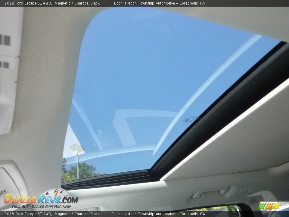 2018 Ford Escape SE 4WD Magnetic / Charcoal Black Photo #13