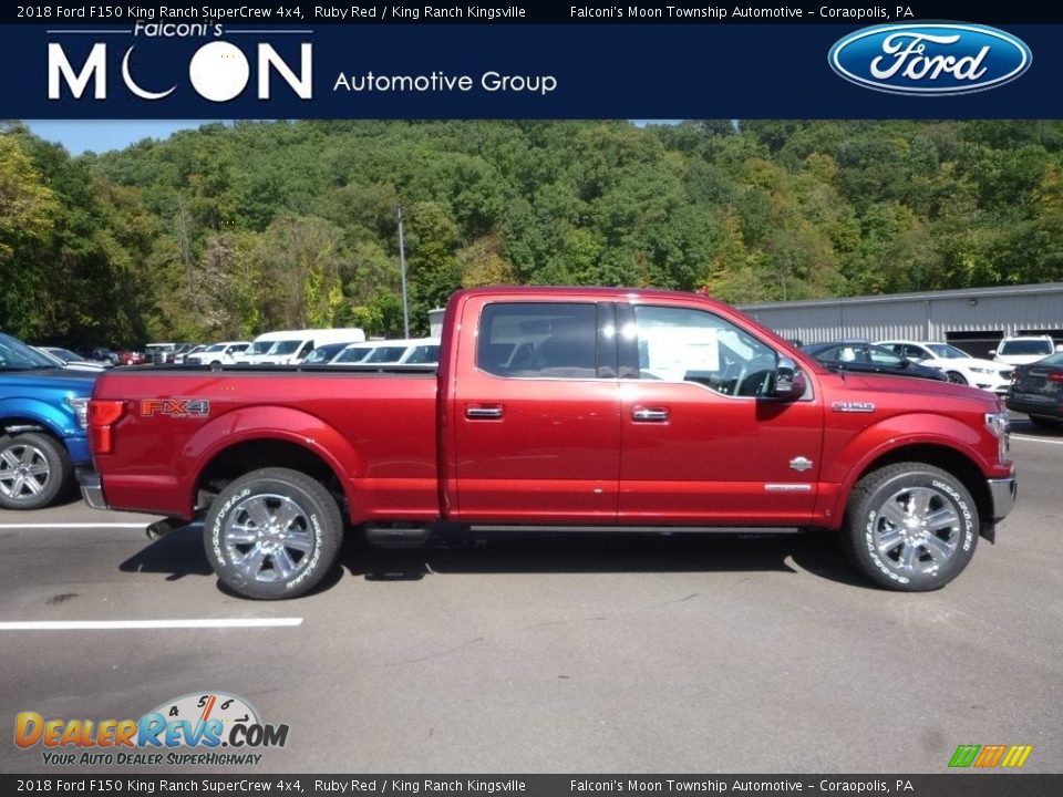 2018 Ford F150 King Ranch SuperCrew 4x4 Ruby Red / King Ranch Kingsville Photo #1