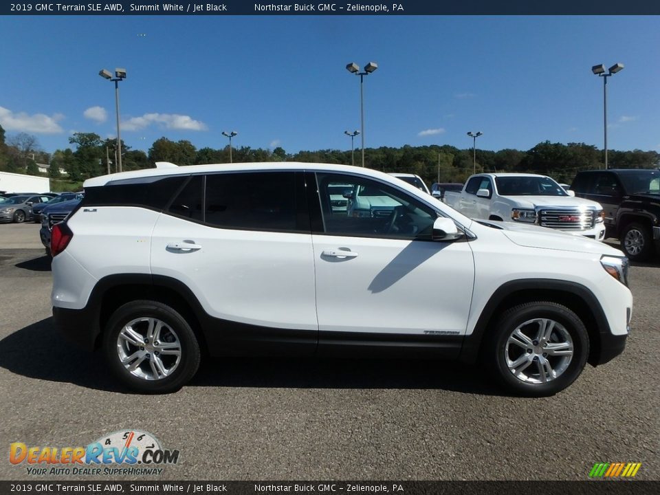 2019 GMC Terrain SLE AWD Summit White / Jet Black Photo #4