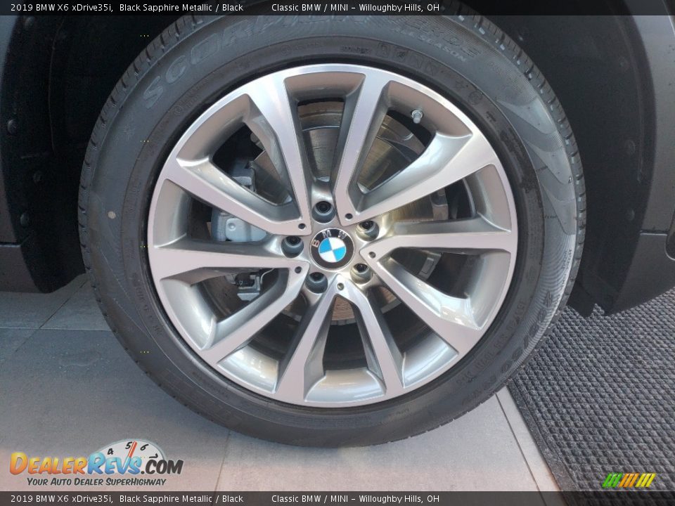 2019 BMW X6 xDrive35i Black Sapphire Metallic / Black Photo #5