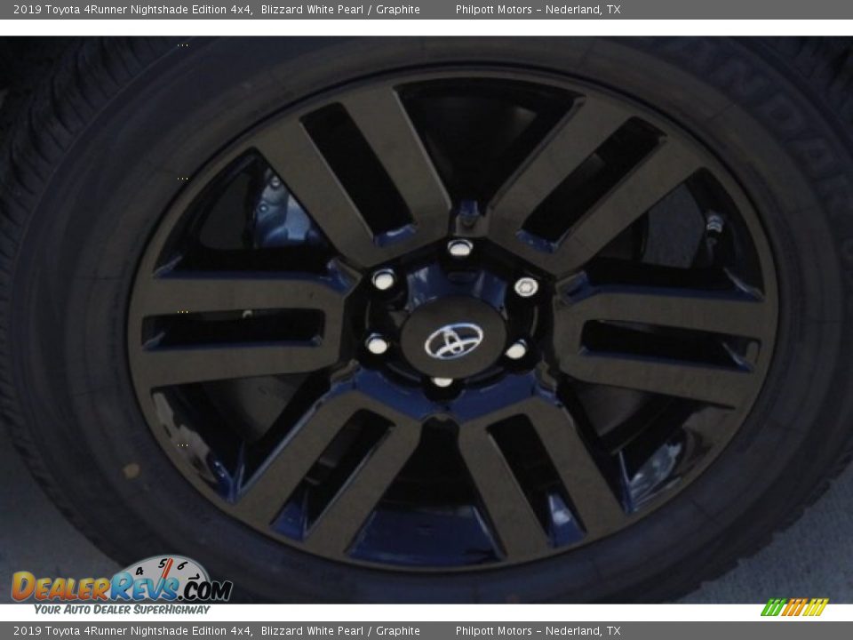 2019 Toyota 4Runner Nightshade Edition 4x4 Blizzard White Pearl / Graphite Photo #10
