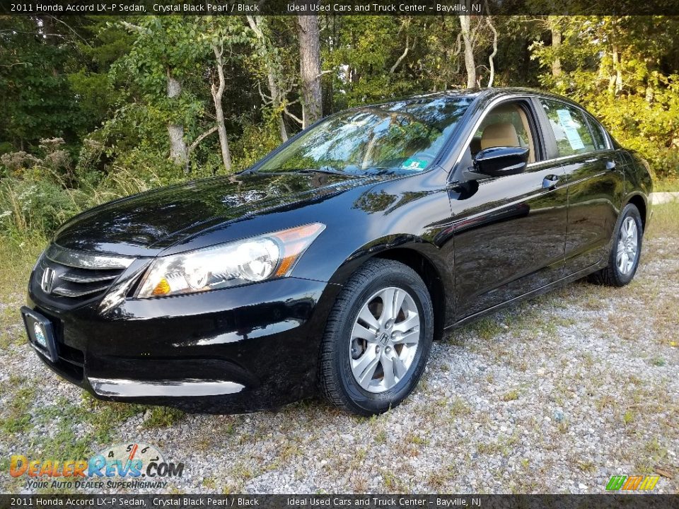 2011 Honda Accord LX-P Sedan Crystal Black Pearl / Black Photo #1