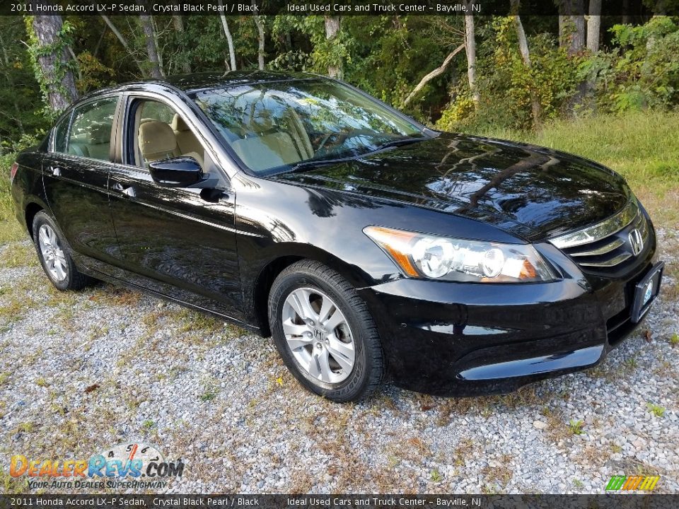 2011 Honda Accord LX-P Sedan Crystal Black Pearl / Black Photo #3