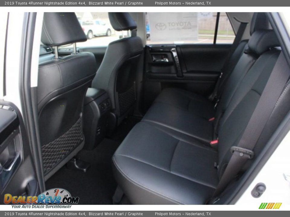 Rear Seat of 2019 Toyota 4Runner Nightshade Edition 4x4 Photo #25