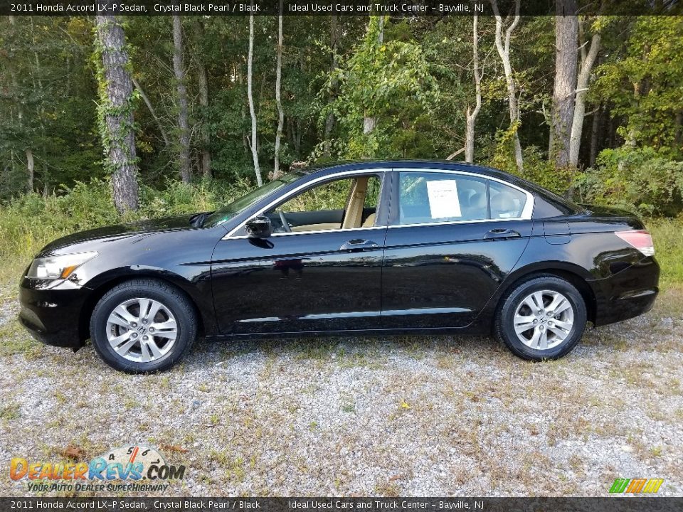 2011 Honda Accord LX-P Sedan Crystal Black Pearl / Black Photo #4