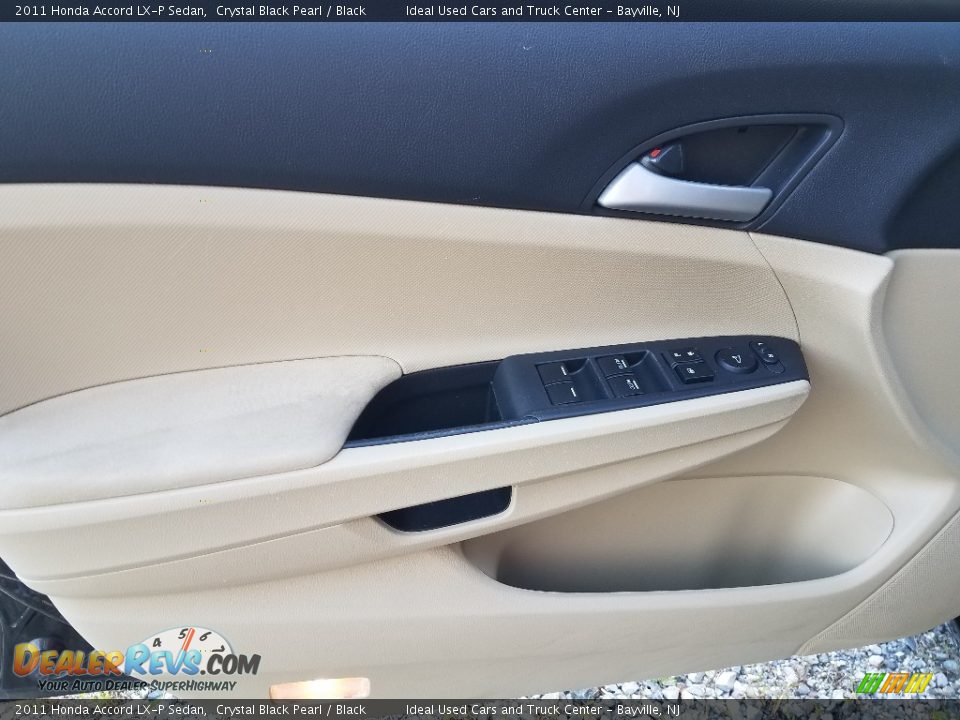 2011 Honda Accord LX-P Sedan Crystal Black Pearl / Black Photo #13