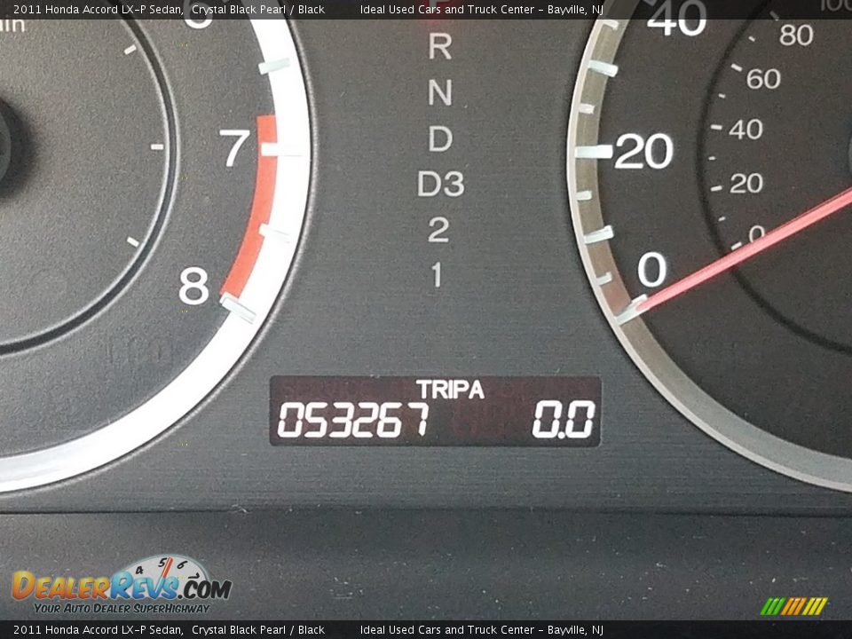 2011 Honda Accord LX-P Sedan Crystal Black Pearl / Black Photo #19
