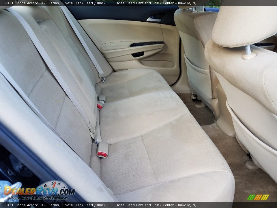 2011 Honda Accord LX-P Sedan Crystal Black Pearl / Black Photo #22