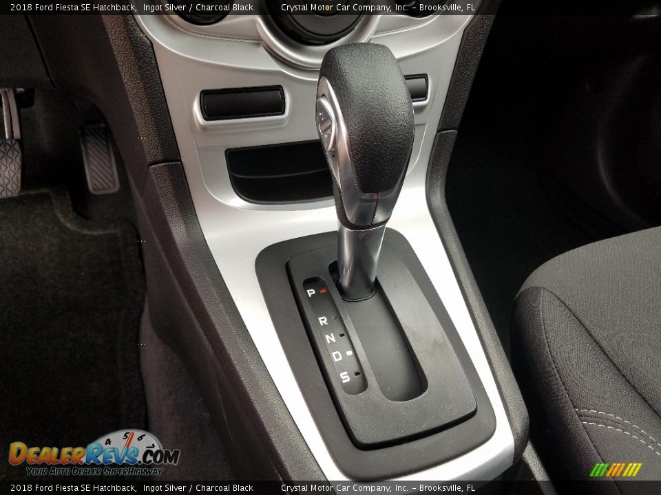 2018 Ford Fiesta SE Hatchback Ingot Silver / Charcoal Black Photo #17