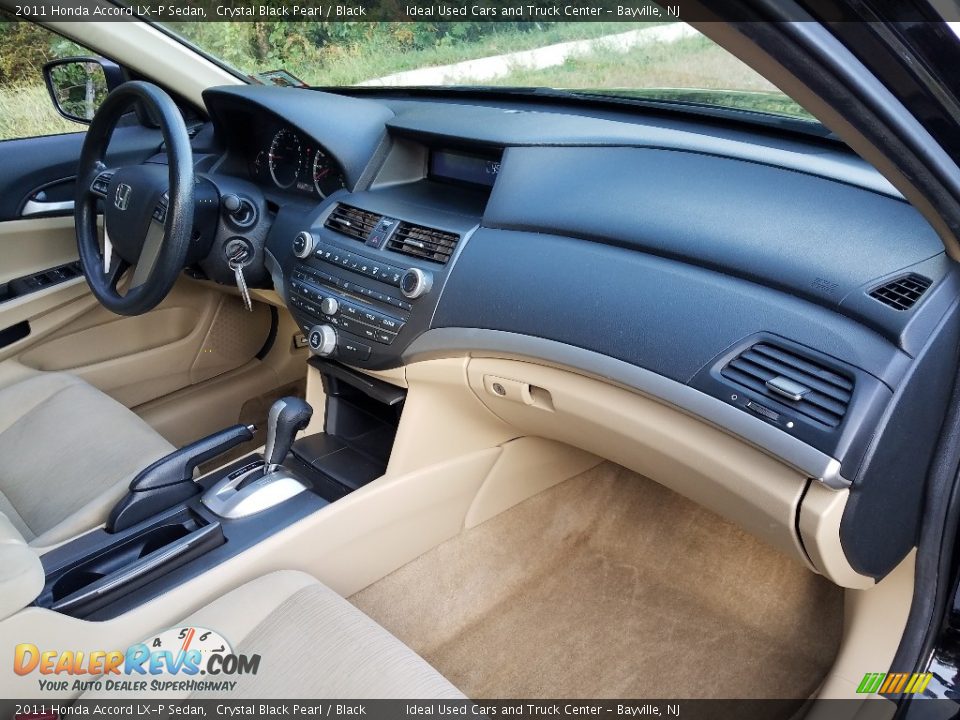 2011 Honda Accord LX-P Sedan Crystal Black Pearl / Black Photo #24