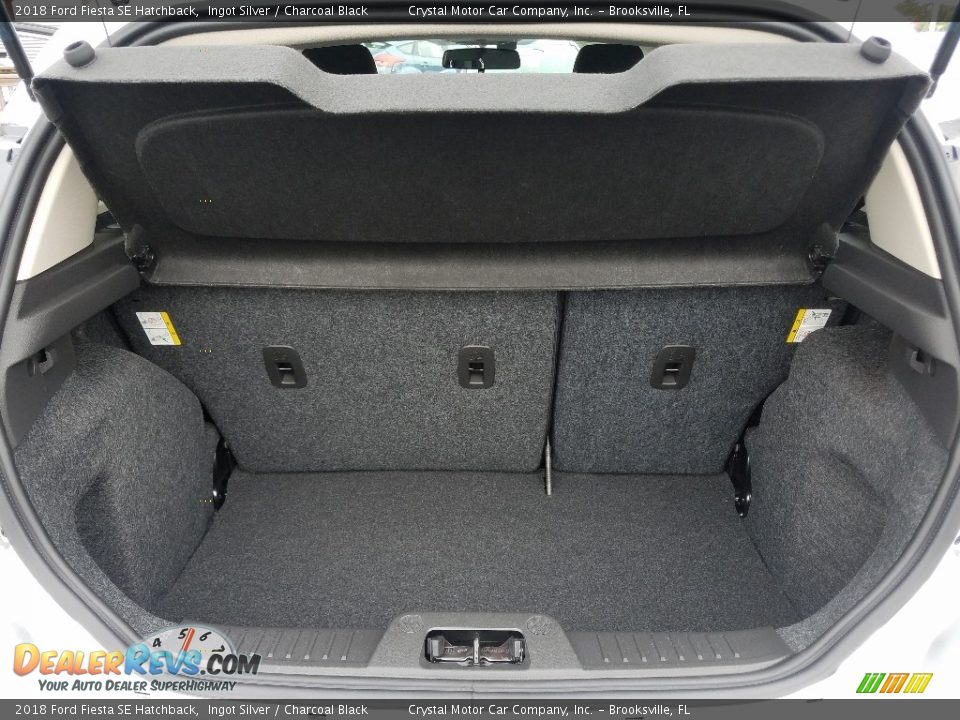 2018 Ford Fiesta SE Hatchback Ingot Silver / Charcoal Black Photo #19