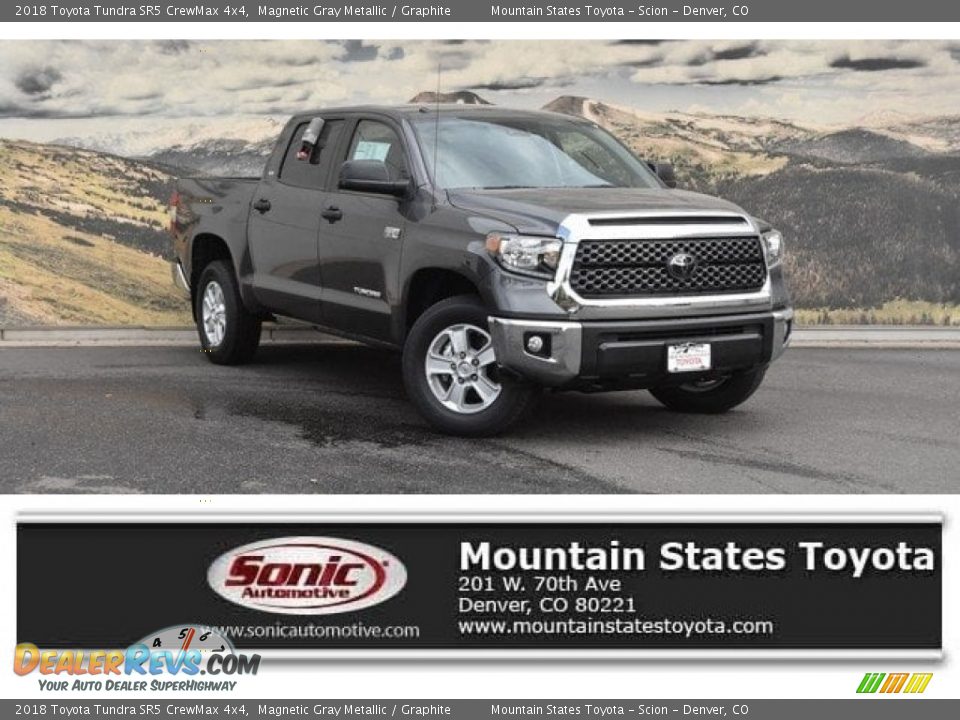 2018 Toyota Tundra SR5 CrewMax 4x4 Magnetic Gray Metallic / Graphite Photo #1