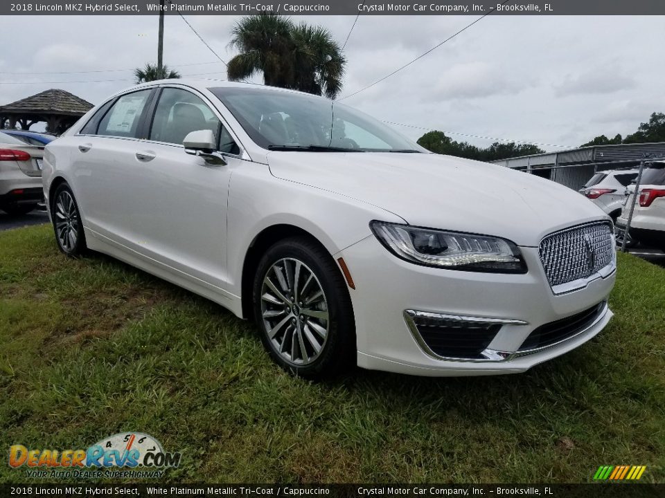 Front 3/4 View of 2018 Lincoln MKZ Hybrid Select Photo #7