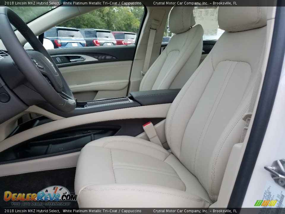 Front Seat of 2018 Lincoln MKZ Hybrid Select Photo #11