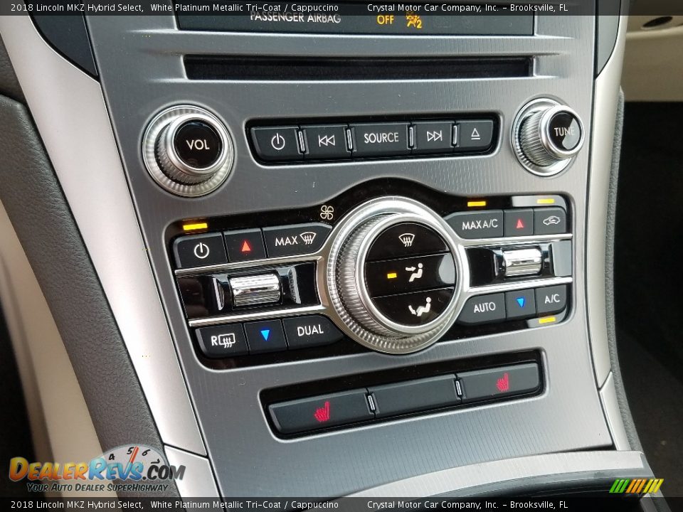 Controls of 2018 Lincoln MKZ Hybrid Select Photo #16