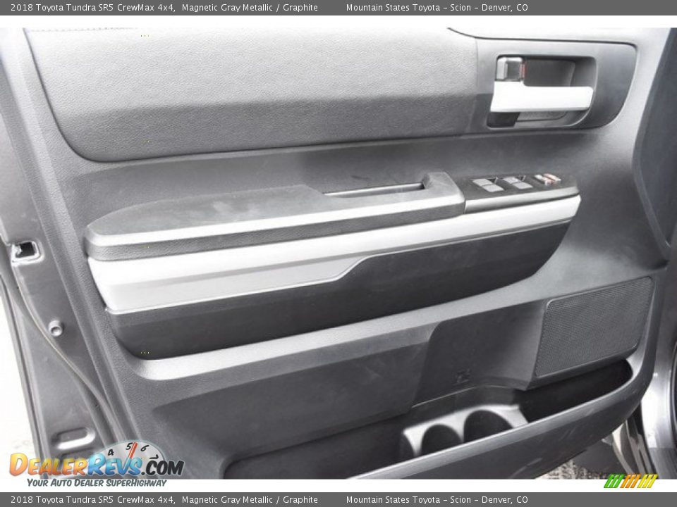 2018 Toyota Tundra SR5 CrewMax 4x4 Magnetic Gray Metallic / Graphite Photo #19