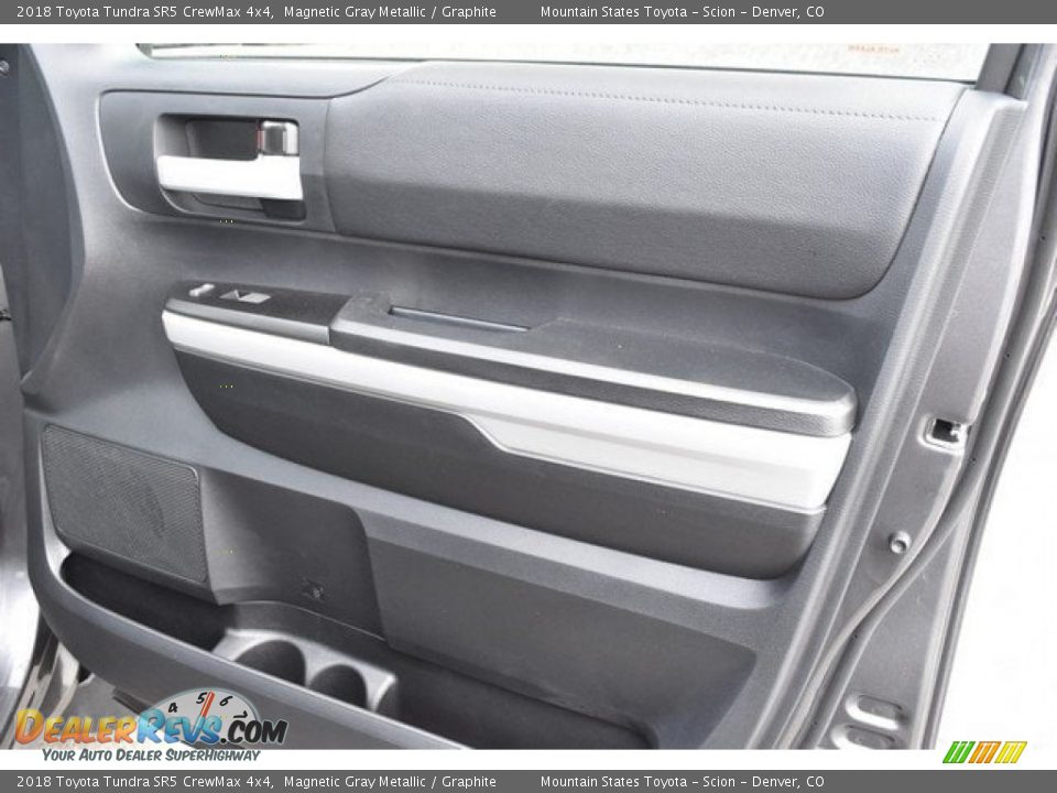 2018 Toyota Tundra SR5 CrewMax 4x4 Magnetic Gray Metallic / Graphite Photo #21